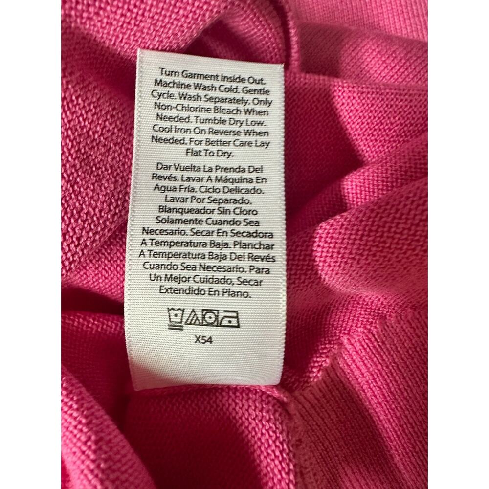 Free Assembly Women's Classic Fuchsia Pineapple Sleeveless Tank Top Size XL NWT - Picture 5 of 7